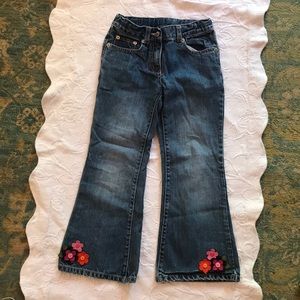 Gymboree flower Jeans